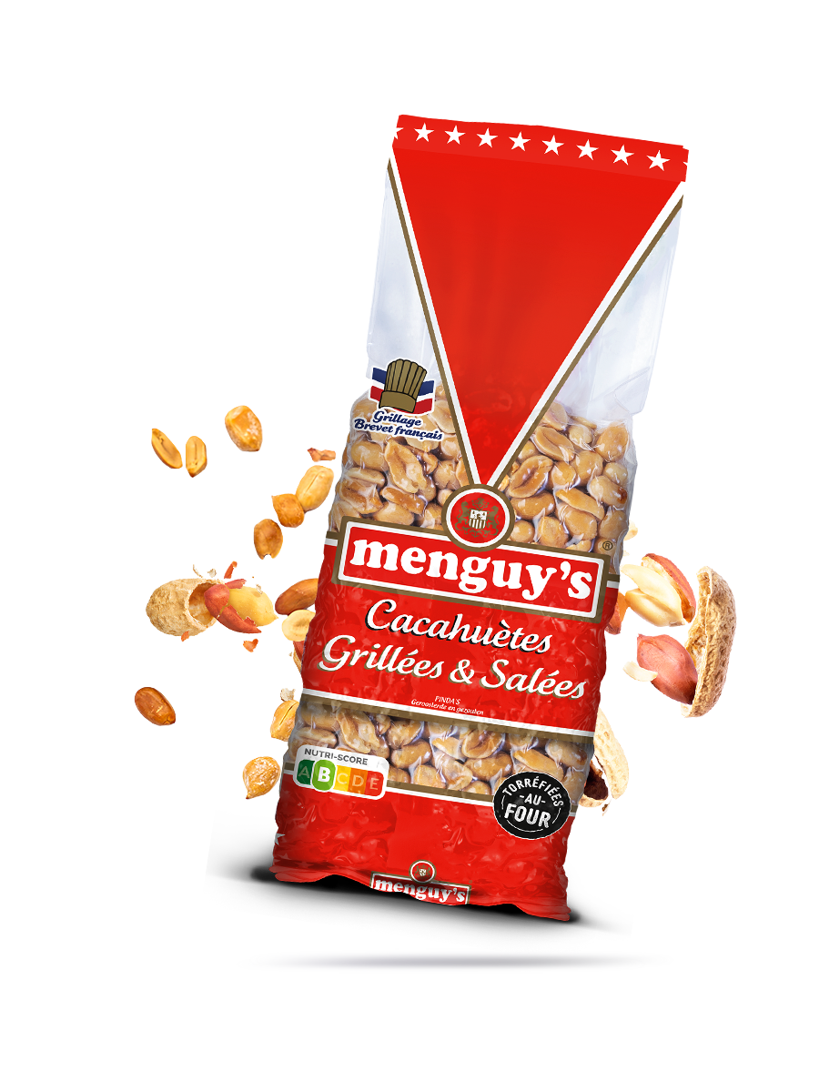 Cacahuètes grillées et salées Menguy's