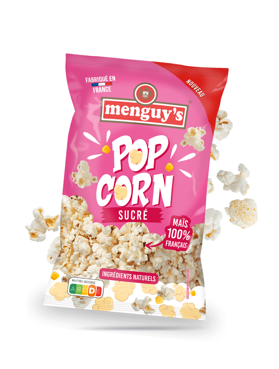 Popcorn éclaté Menguy's sucré